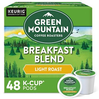 Green Mountain Coffee Breakfast Blend Coffee, Keurig® K-Cup® Pods, Light Roast - 48 pk