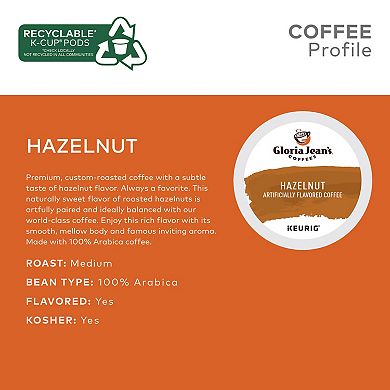 Keurig® Gloria Jean's Hazelnut Coffee K-Cup® Pods 48-pack