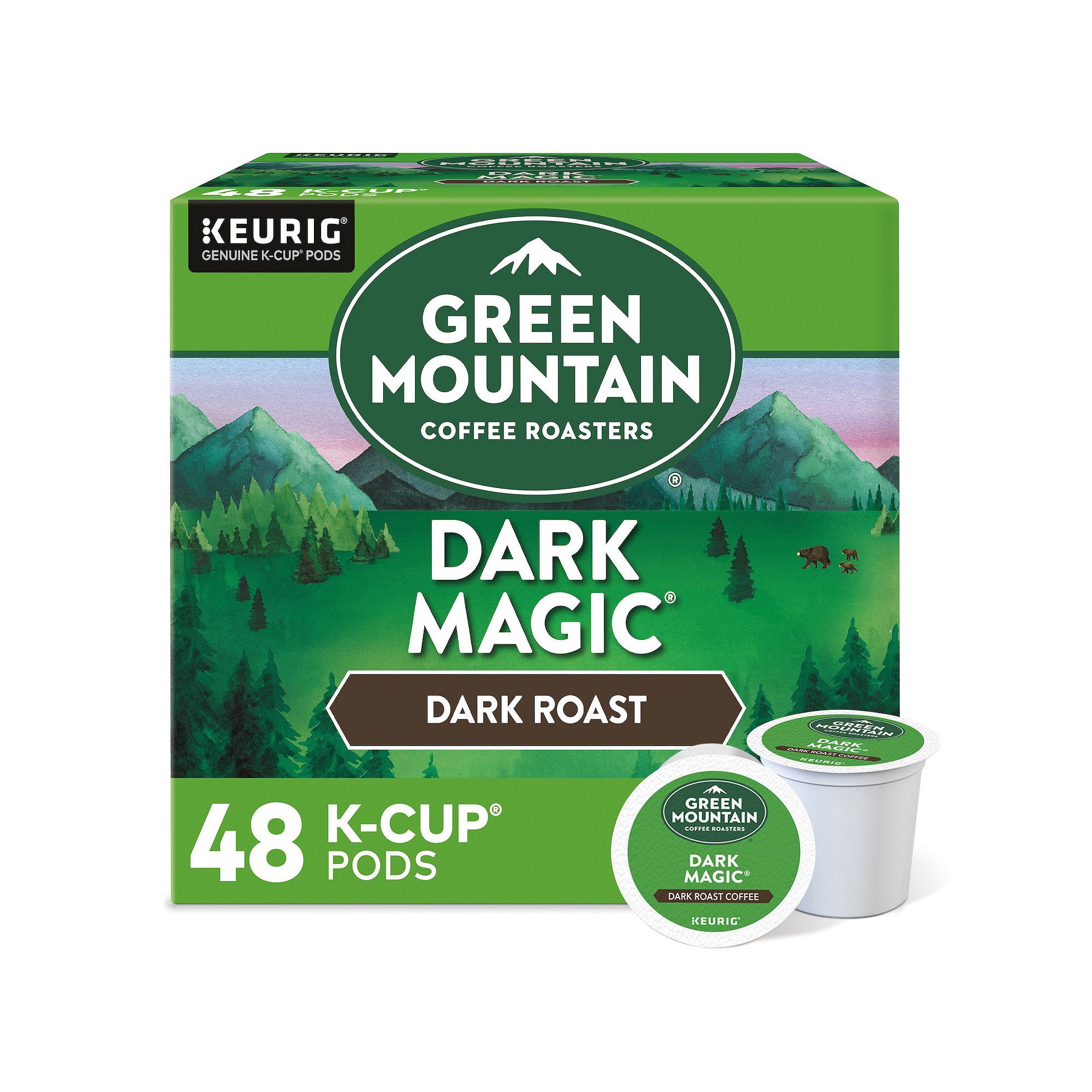 Green Mountain Coffee Dark Magic Coffee, Keurig® K-Cup® Pods, Dark Roast 
