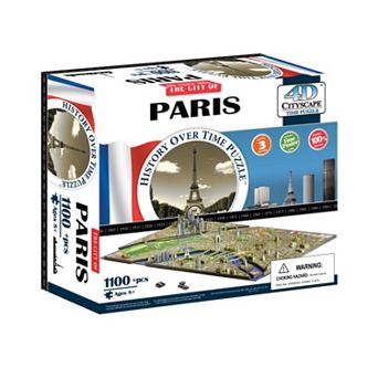 4D Cityscape Paris Time Puzzle
