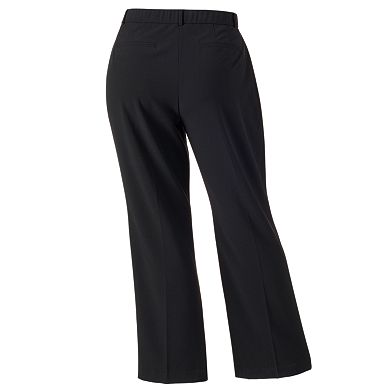 Plus Size Briggs Comfort Waist Straight-Leg Pants