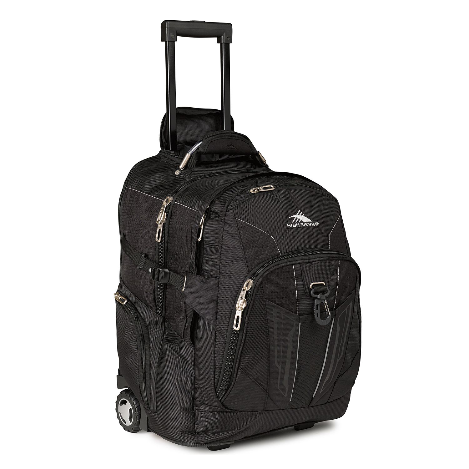 high sierra powerglide wheeled laptop backpack