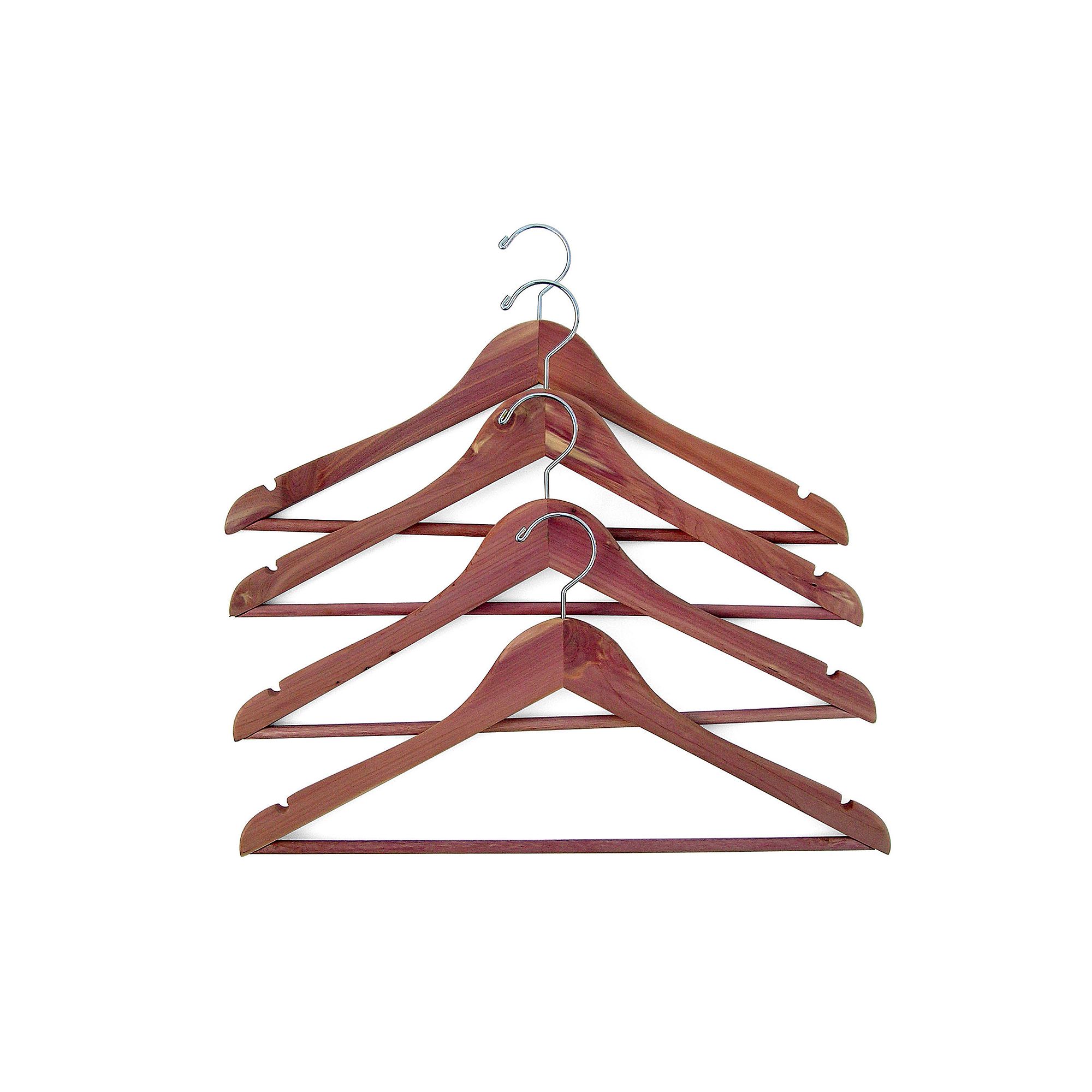 Cedar Fresh 4-pk. Hangers, Cedar Silver