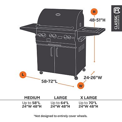 Classic Accessories Ravenna 64-in. Grill Cover - Outdoor