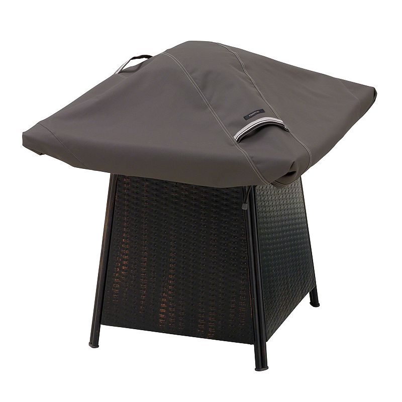 Classic Accessories Ravenna Square Fire Pit Cover - Outdoor, Grey