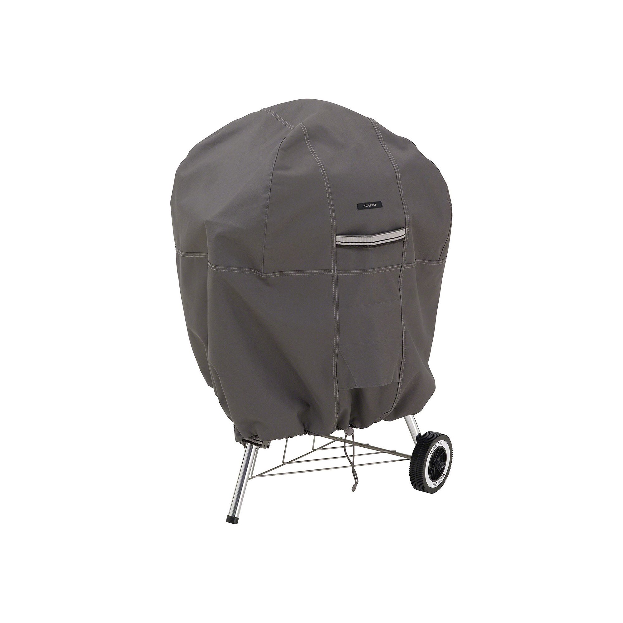 Classic Accessories Ravenna Kettle Barbecue Cover - Outdoor, Grey