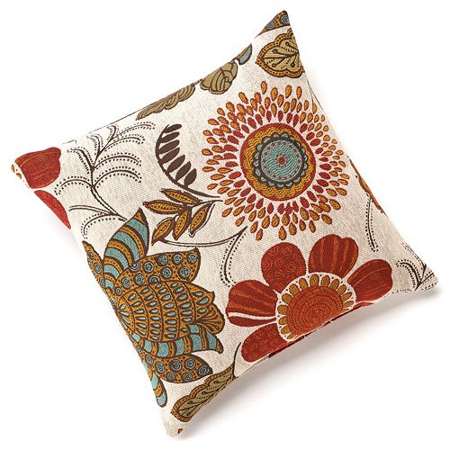 Gerbera Chenille Throw Pillow