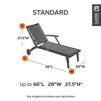 Classic Accessories Ravenna Patio Chaise Cover - Outdoor