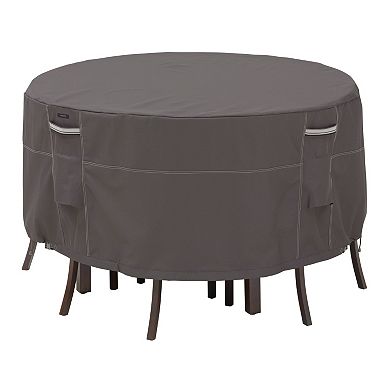 Classic Accessories Ravenna Round Patio Table and Chair Set Cover - Outdoor
