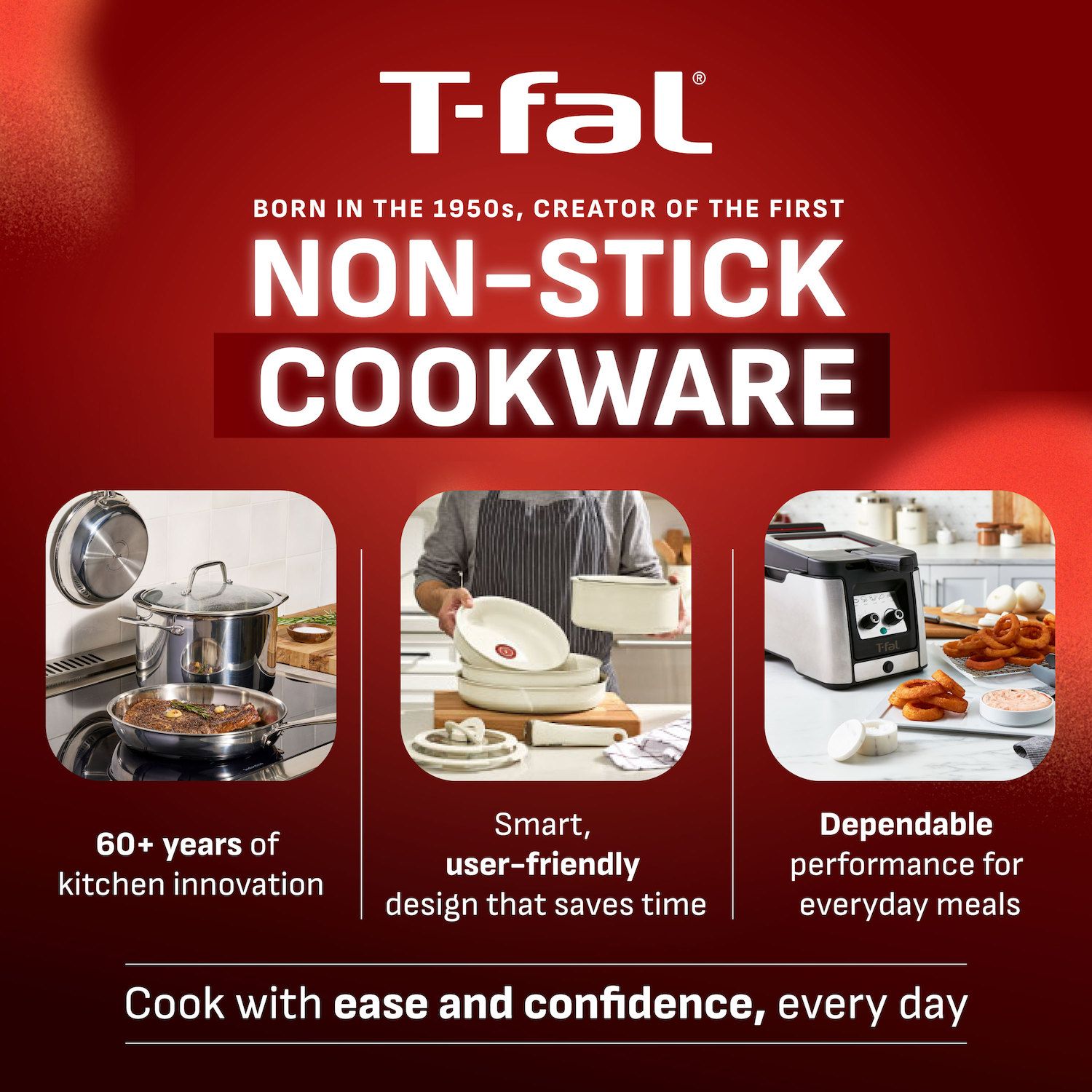 T-Fal Essentials Wok