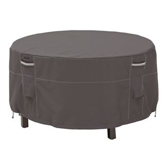 Classic Accessories Ravenna Round Fade Resistant Patio Table and Chair Set Cover - Outdoor