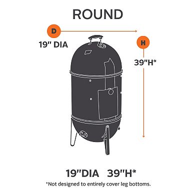 Classic Accessories Round Ravenna Smoker Cover - Outdoor