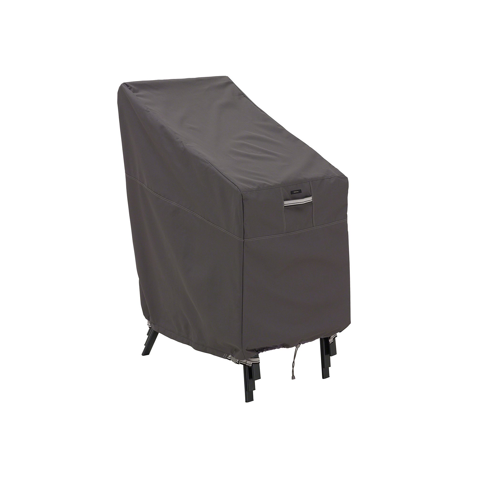 Classic Accessories Ravenna Stackable Patio Chairs Cover - Outdoor, Grey