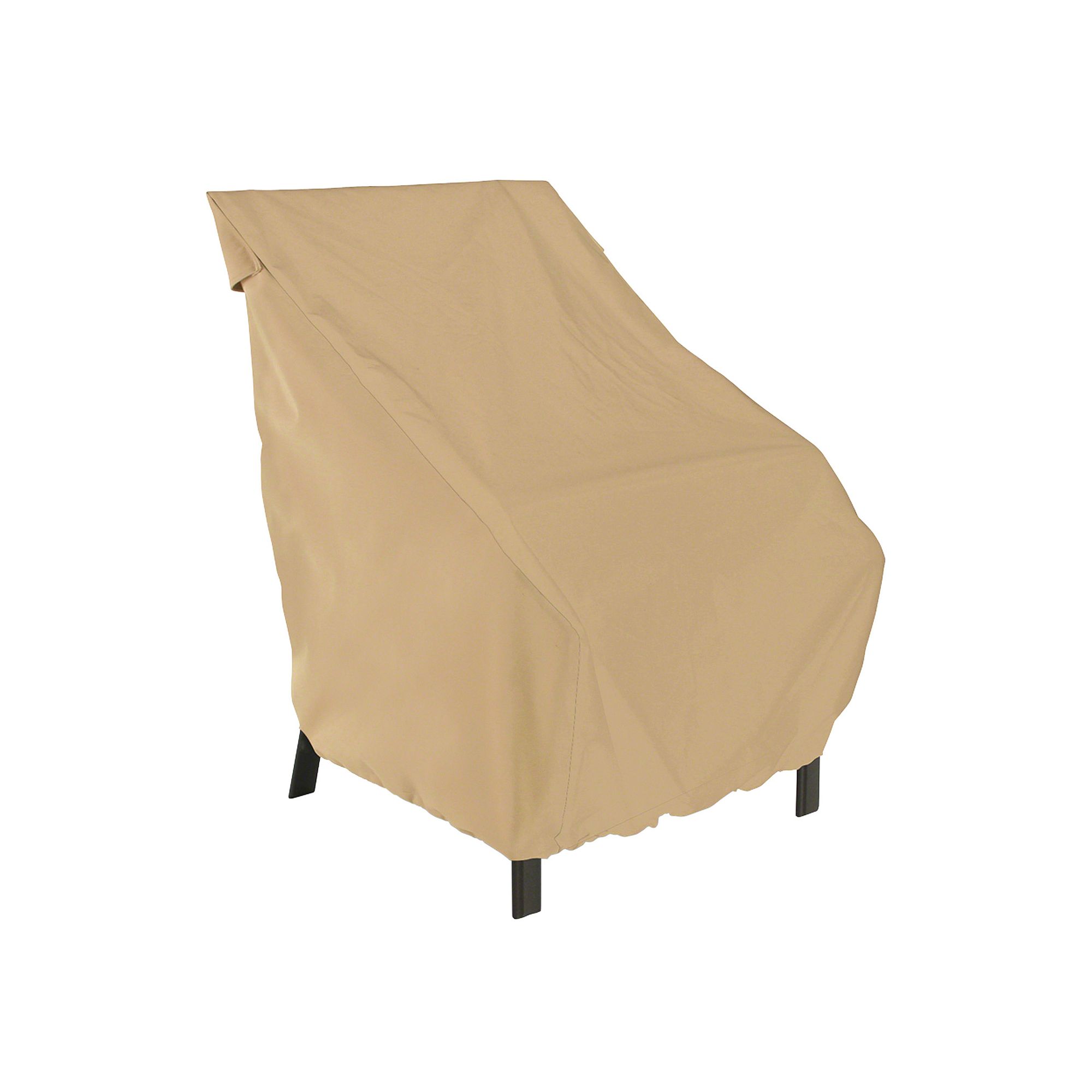Classic Accessories Terrazzo High Back Patio Chair Cover - Outdoor, Beig/Gr