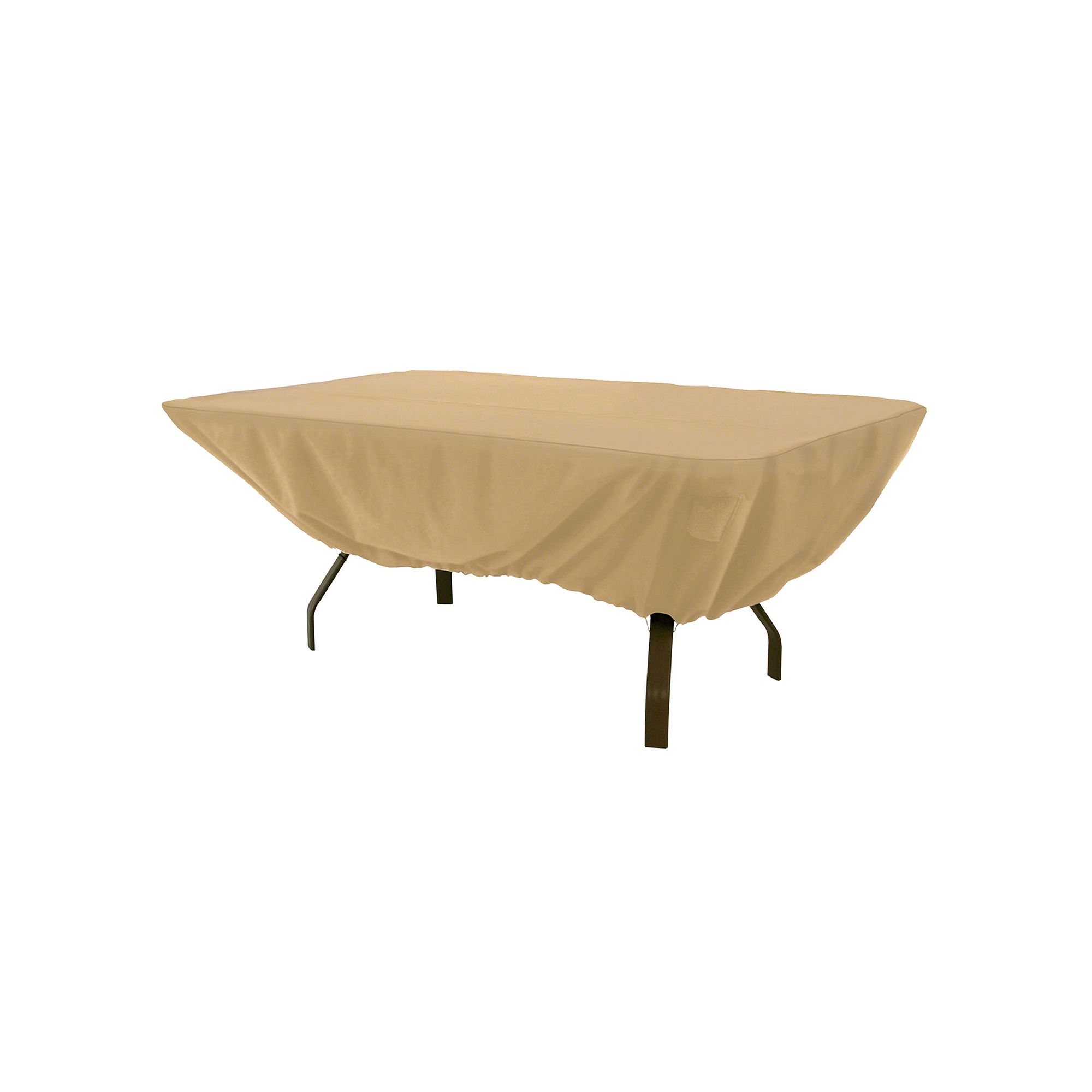 Classic Accessories Terrazzo Rectangular Patio Table Cover - Outdoor, Beig/