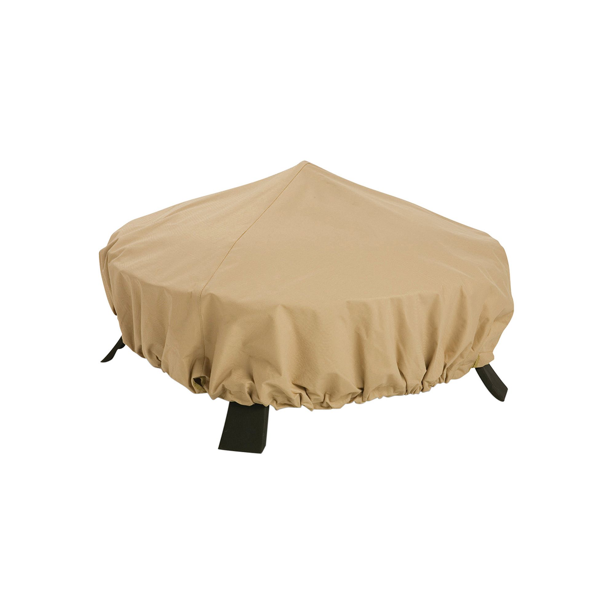 Classic Accessories Terrazzo Round Fire Pit Cover - Outdoor, Beig/Green