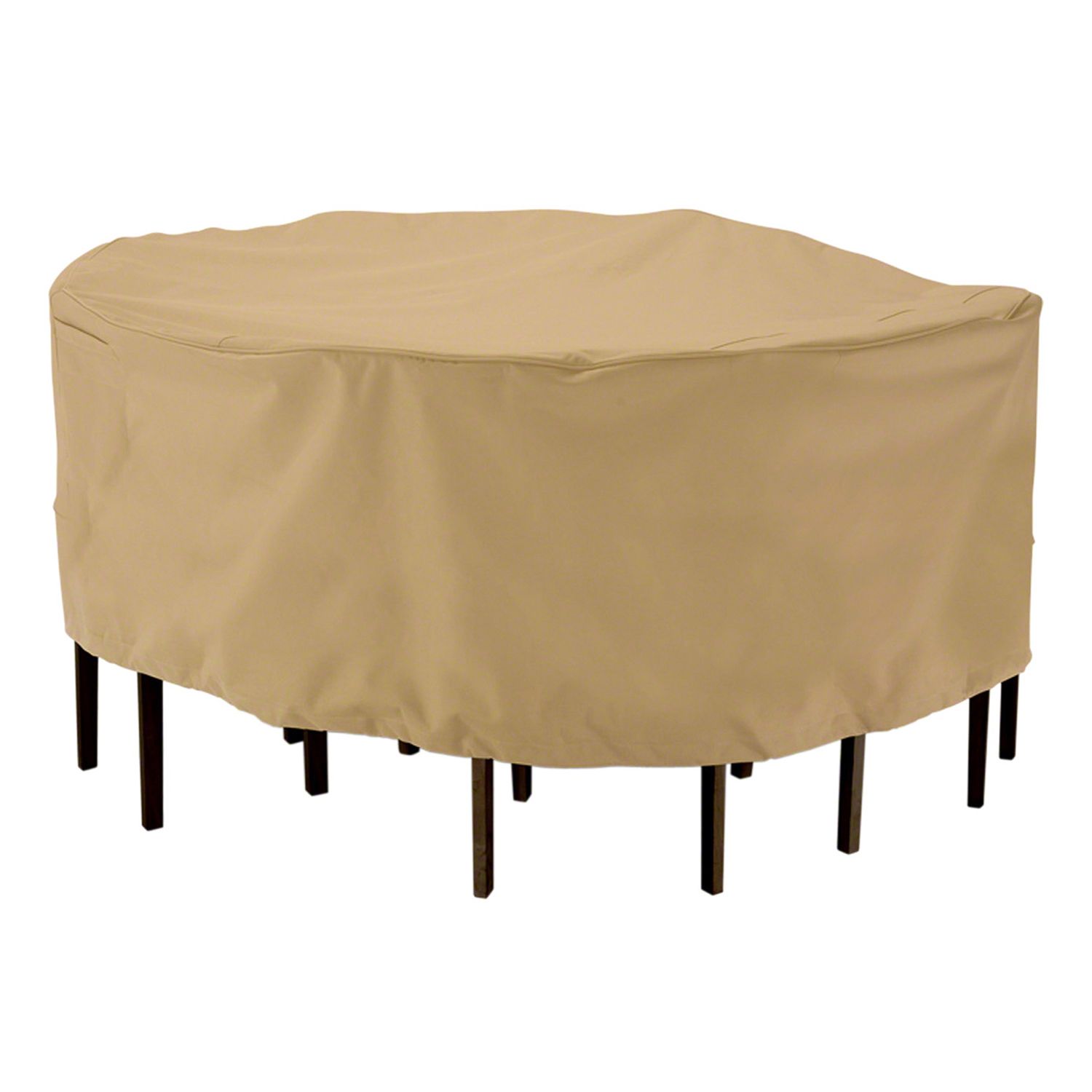 round patio table and chair cover with umbrella hole