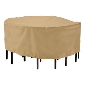 Classic Accessories Terrazzo Round Table & Chair Cover Set - Outdoor