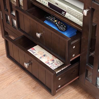 Simpli Home Bedford Collection TV Media Stand