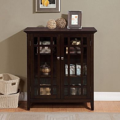 Simpli Home Bedford Storage Cabinet - Large