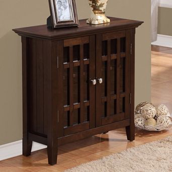 Simpli Home Bedford Storage Cabinet - Small