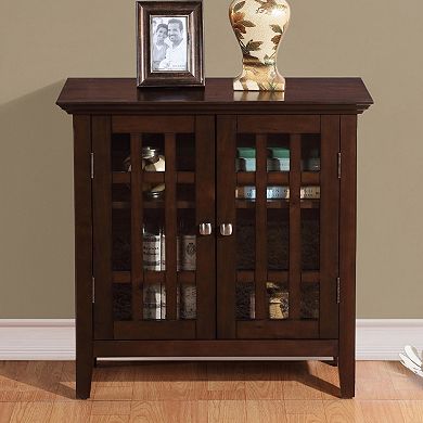 Simpli Home Bedford Storage Cabinet - Small