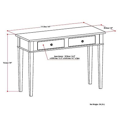 Simpli Home Carlton Console Table