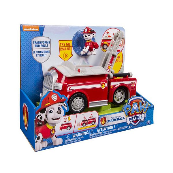 Paw Patrol On-A-Roll Marshall Fire Fightin' Truck Set by Spin Master