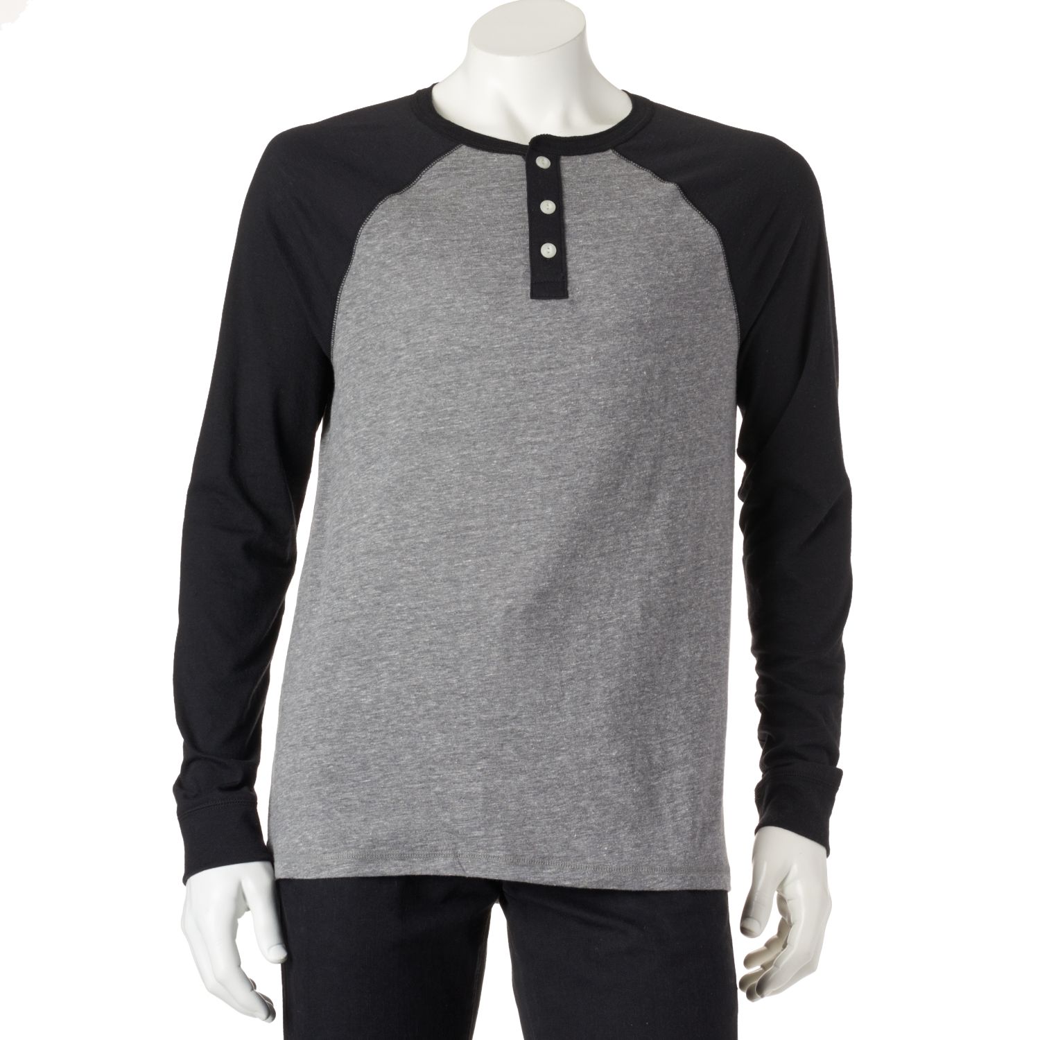 baseball henley mens