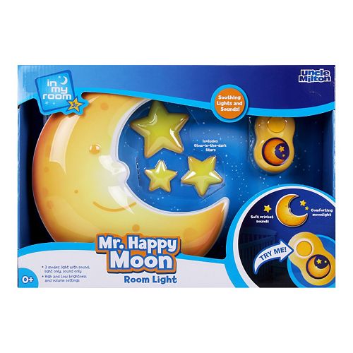 Uncle Milton In My Room Jr Mr Happy Moon Room Light