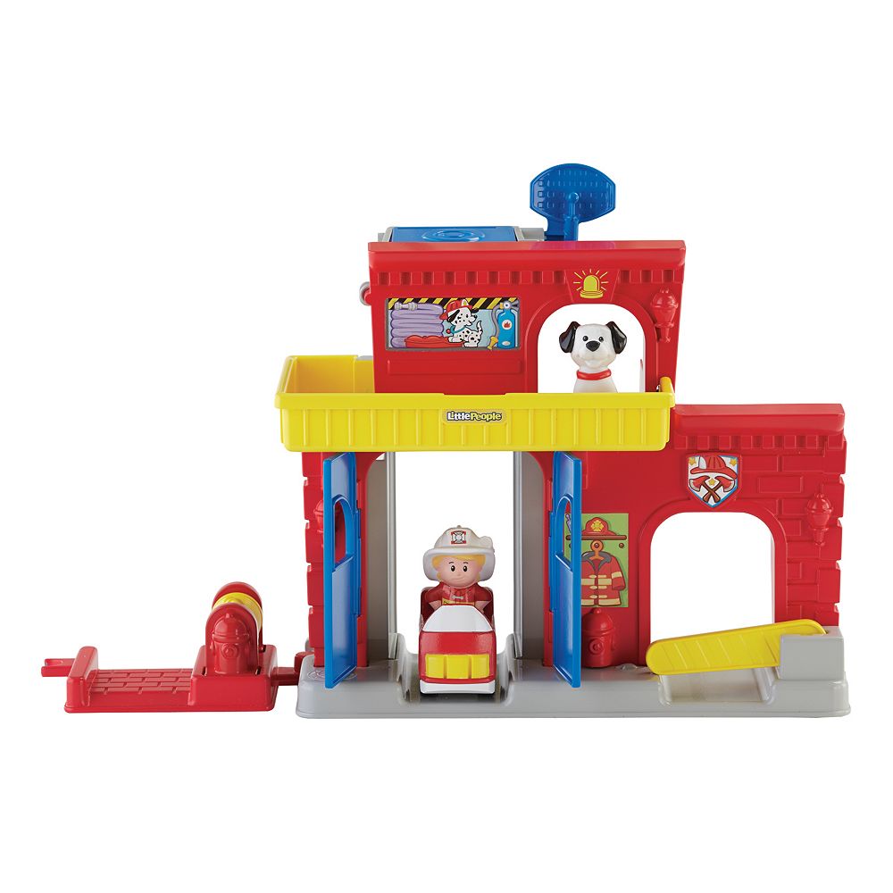 Little People Wheelies Fire Station By Fisher Price - station roblox fire truck