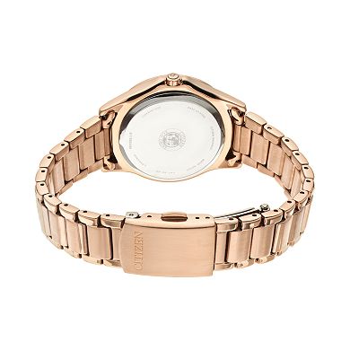 Drive from Citizen Eco-Drive Women's POV Rose Gold Tone Stainless Steel Watch - EM0233-51A