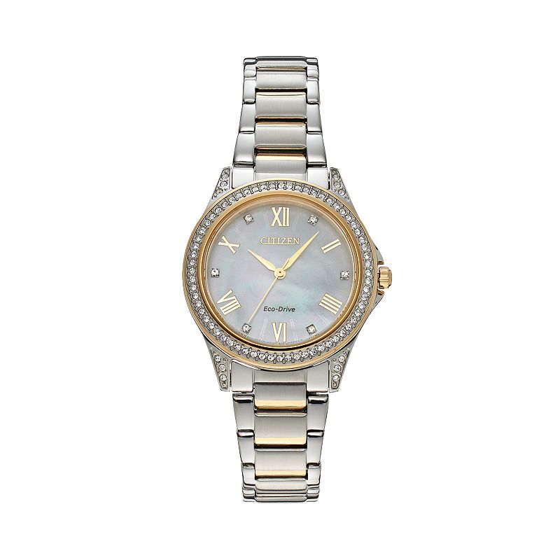 Drive from Citizen Eco-Drive Women's POV Stainless Steel Watch - EM0234-59D, Size: Medium, Two Tone