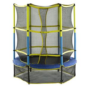 Upper Bounce 55-in. Kid-Friendly Trampoline with Enclosure