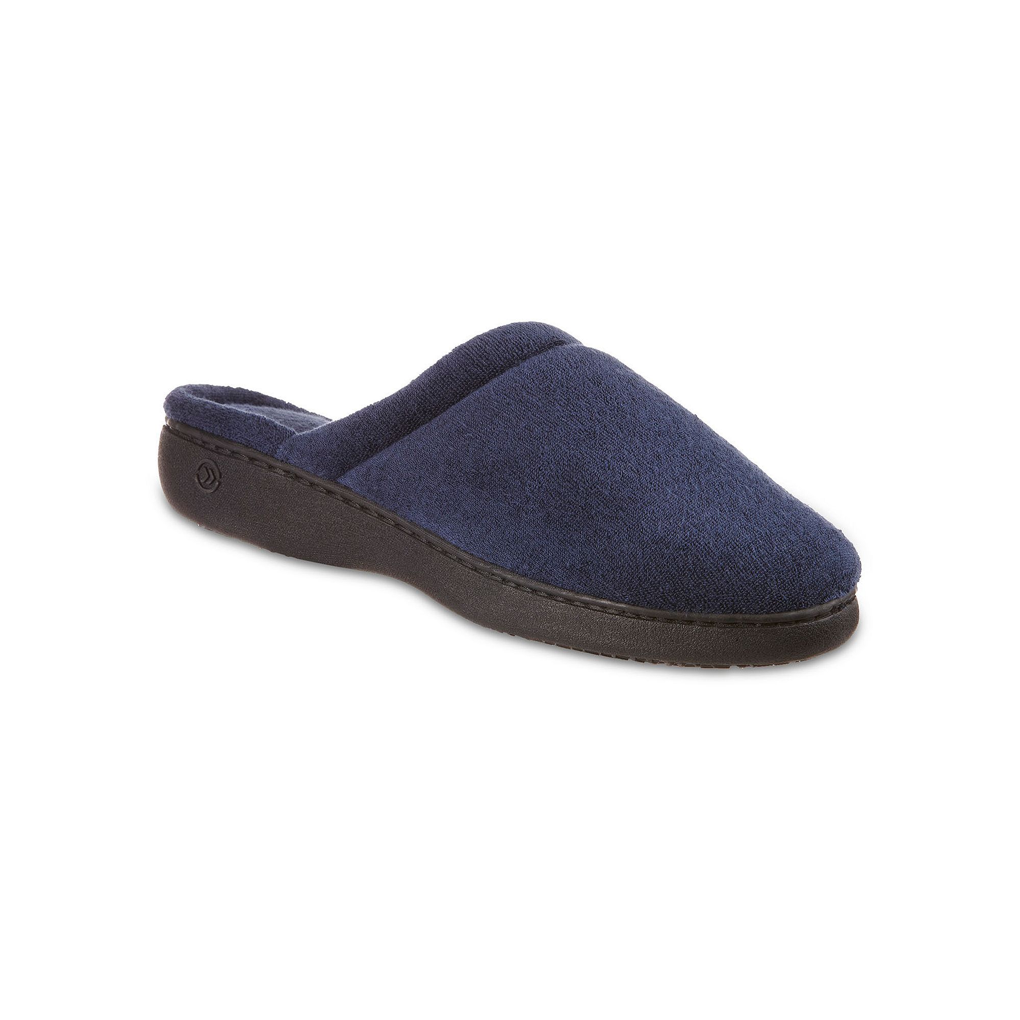 isotoner Embroidered Terry Secret Sole Womens Clog Slippers, Size: 5.5 - 6