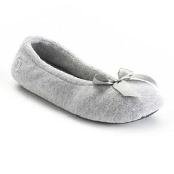 isotoner Embroidered Terry Women's Ballerina Slippers