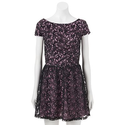 Kohls junior black dresses deals