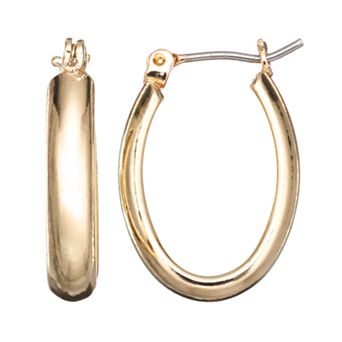 Napier U-Hoop Earrings