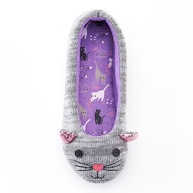 SO® Critter Ballerina Slippers - Women