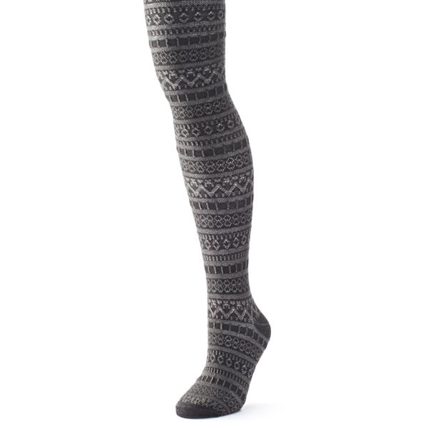 Apt. 9® Nordic Fairisle Sweater Tights