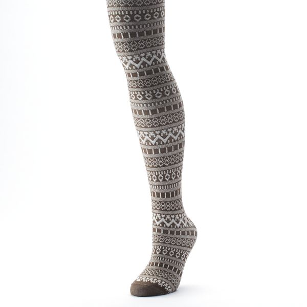 Apt. 9® Nordic Fairisle Sweater Tights