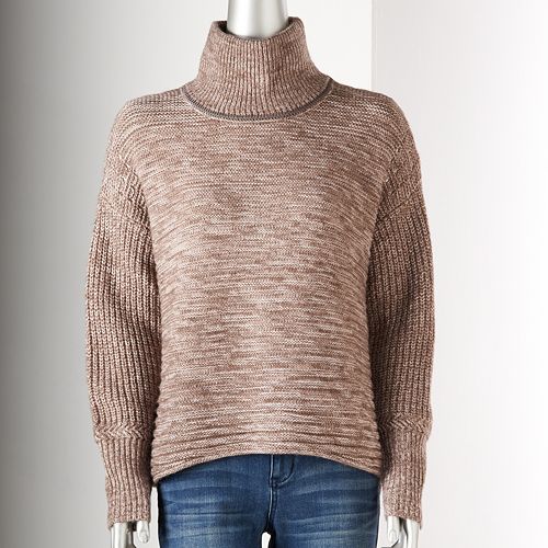Women's Simply Vera Vera Wang Textured Lurex Sweater