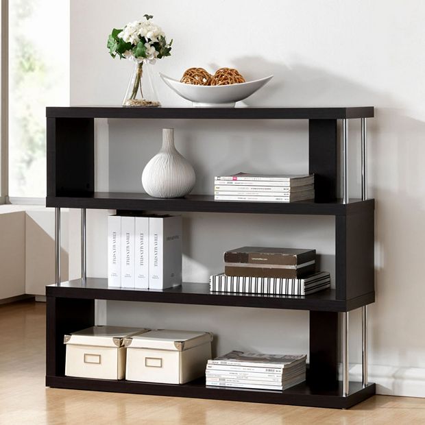 Baxton Studio Barnes 3 Shelf Bookcase