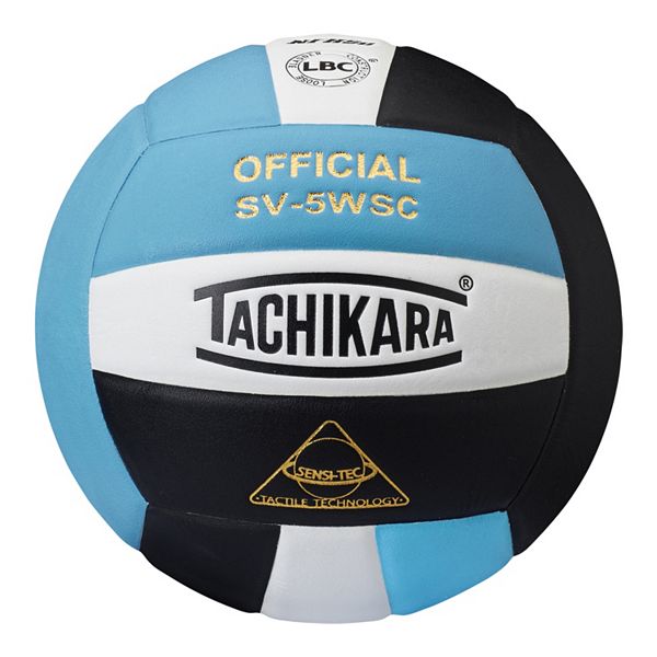 Tachikara SV5WSC Sensi-Tec&reg; Composite High Performance Volleyball (Powder Blue/White/Black) - SV5WSC.PBWB, Blue/White/Black.