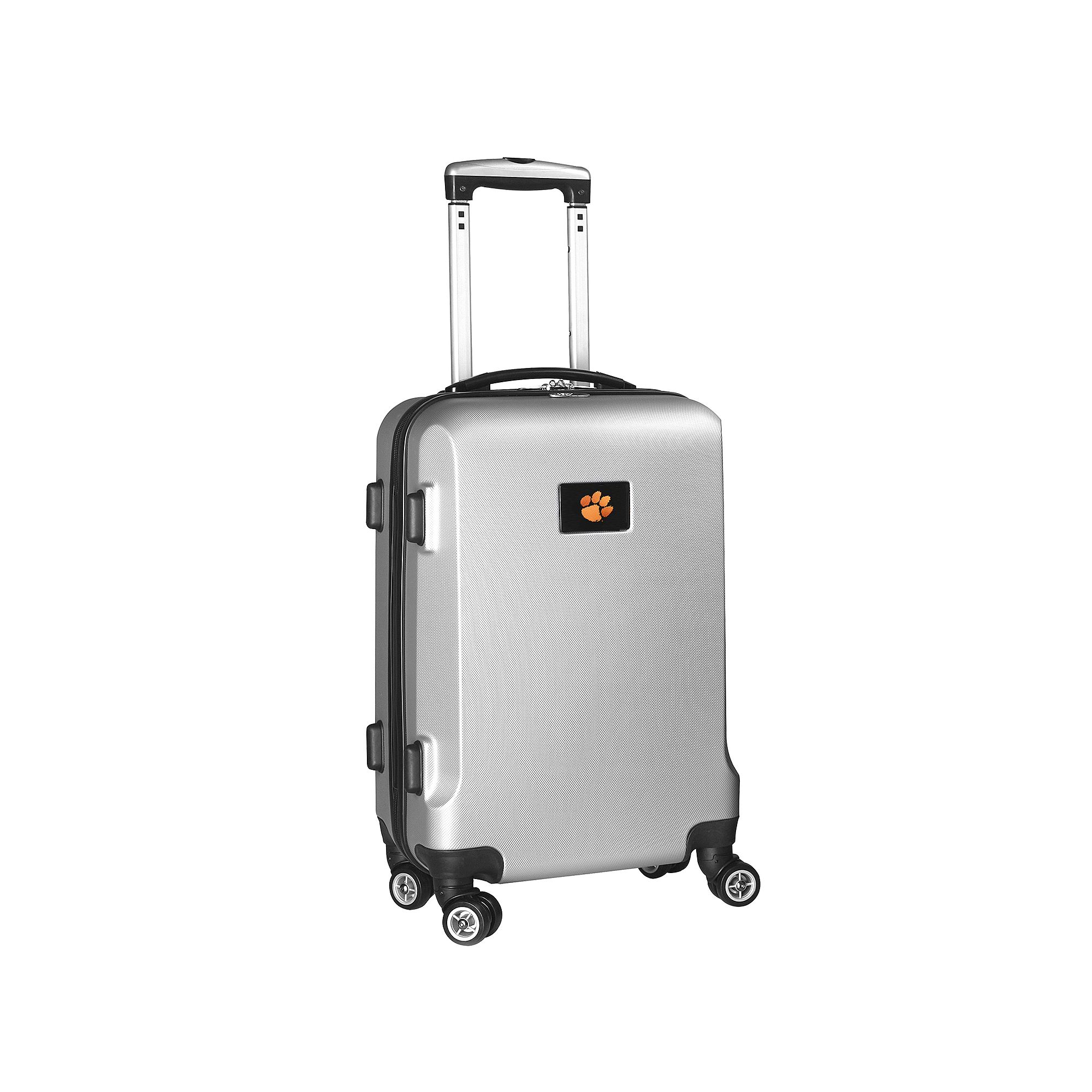 Clemson Tigers 19 1/2-in. Hardside Spinner Carry-On, Silver