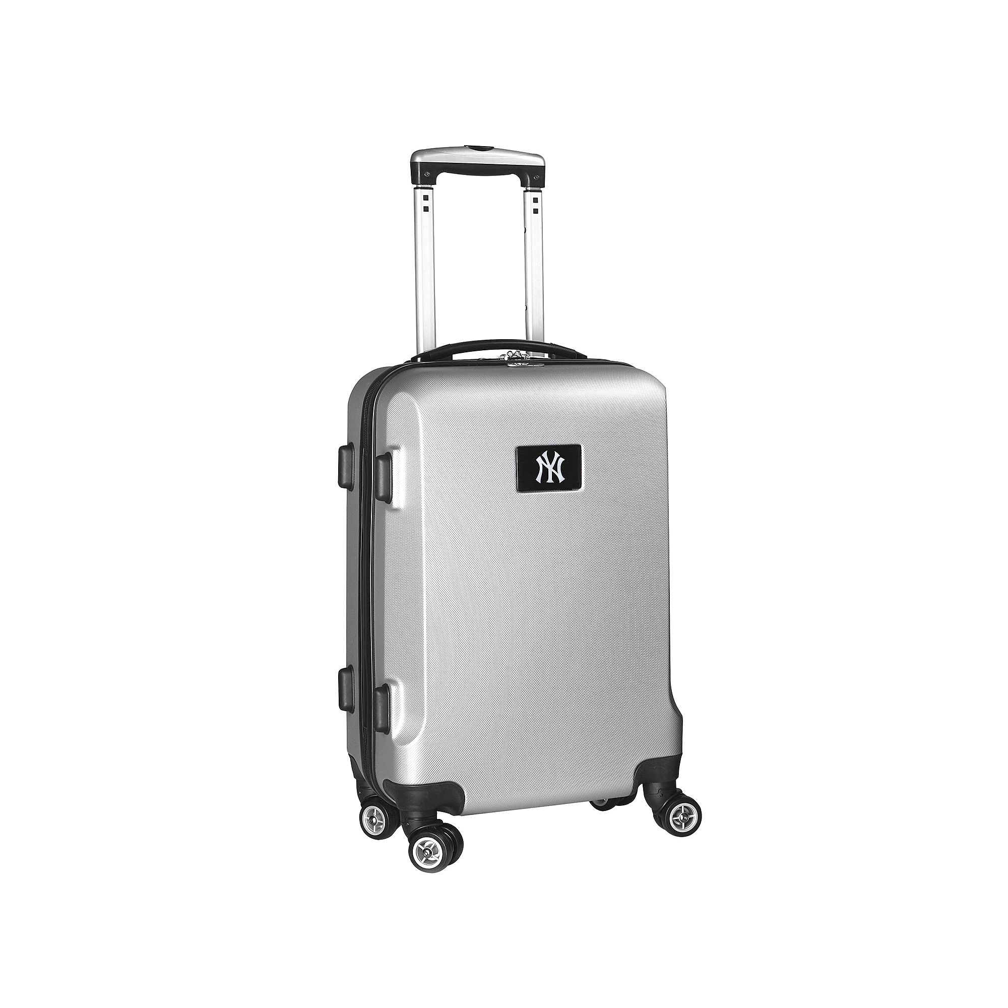 New York Yankees 19 1/2-in. Hardside Spinner Carry-On, Silver