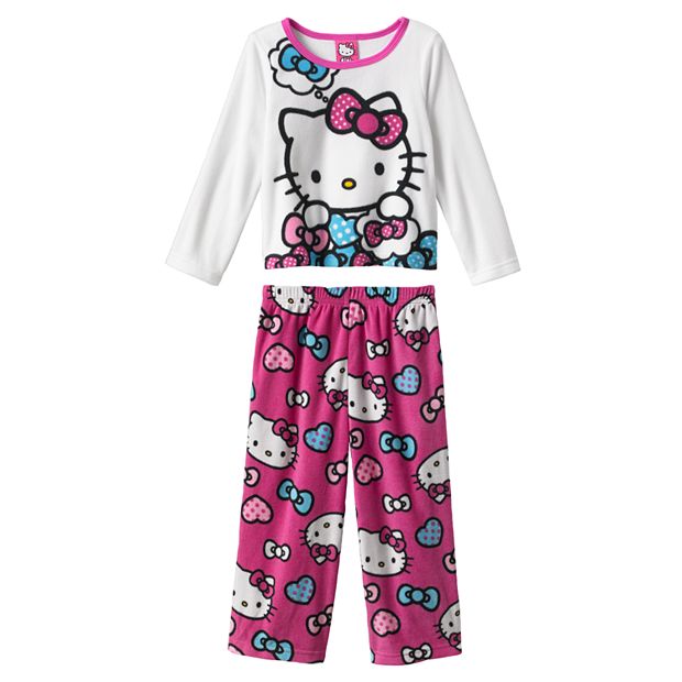 Hello Kitty® Bow Dream Fleece Pajama Set - Toddler