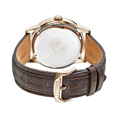 Citizen Eco-Drive Men's Leather Watch