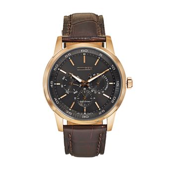 Citizen Eco-Drive Men's Leather Watch