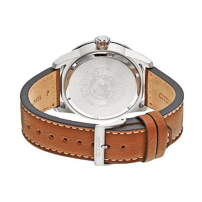 Citizen Men's 45mm Eco-Drive Leather Watch - AW1361-10H